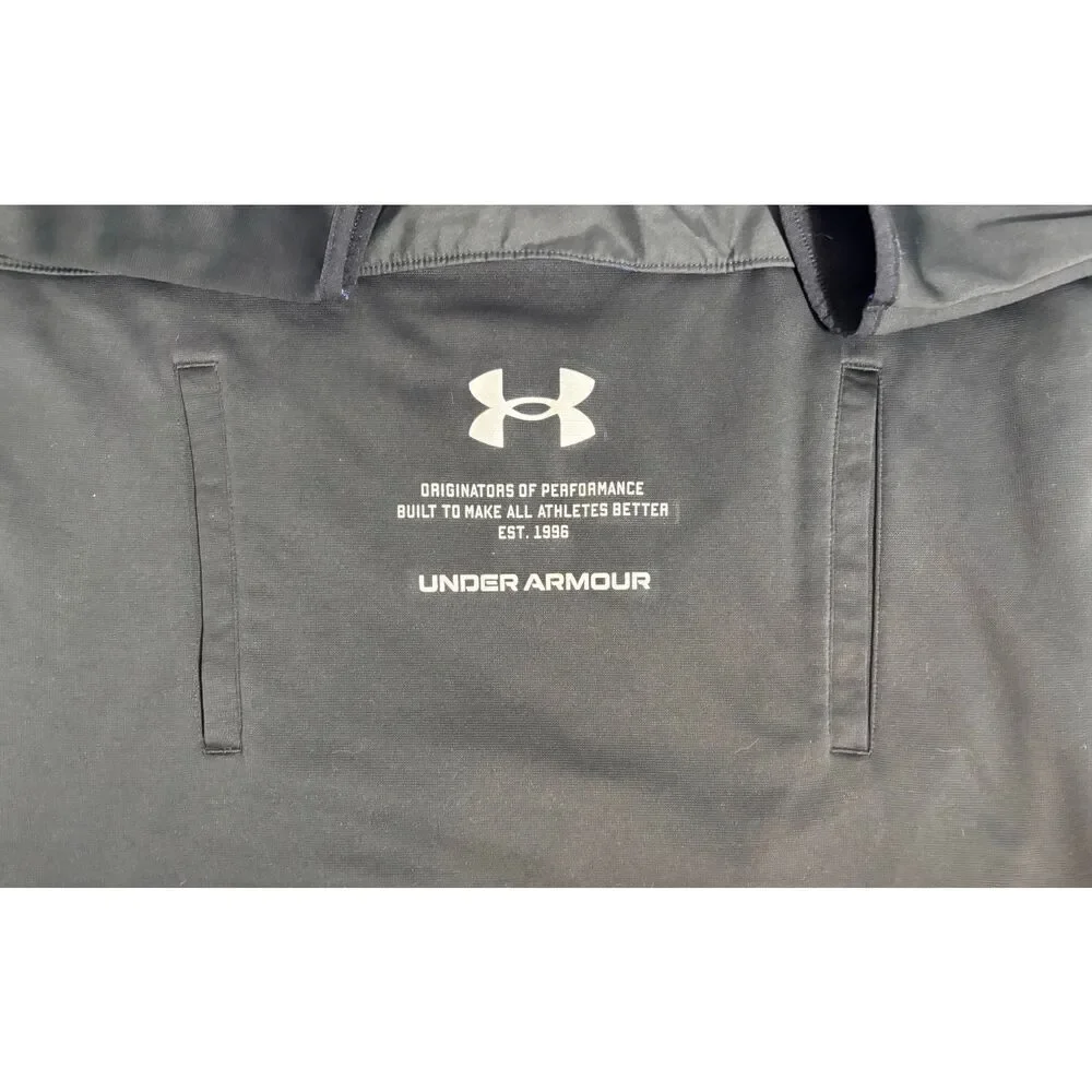 Under Armour Fleece Storm Half Zip Long Sleeve Top Mens Medium Blue ColdGear